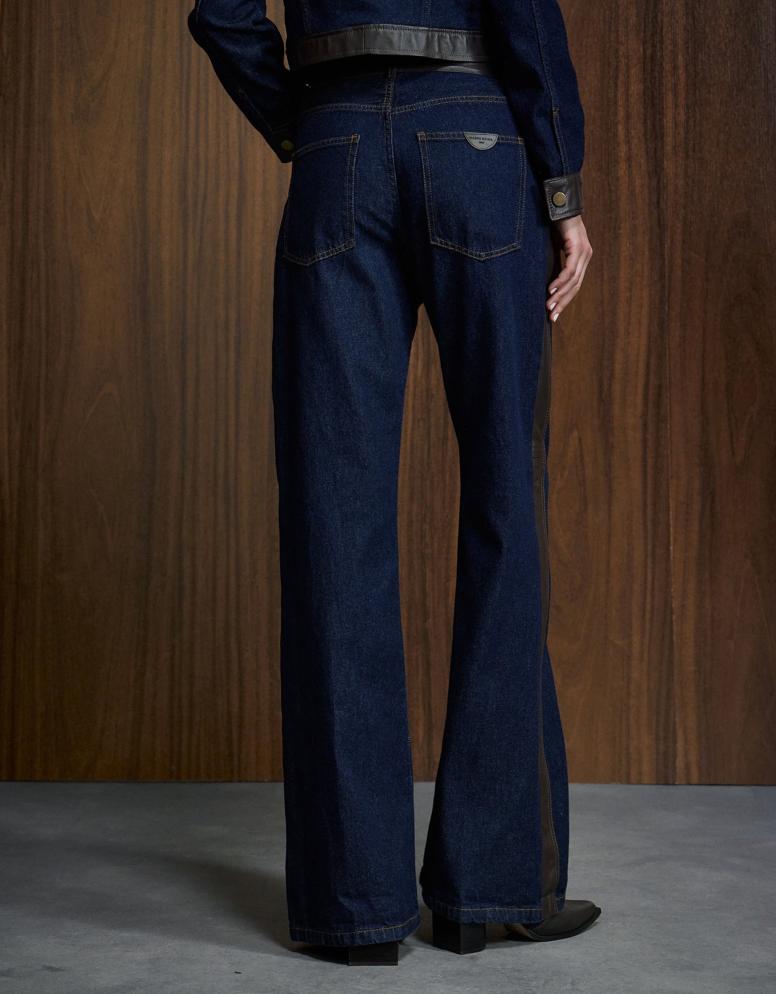 CALÇA NEW LETTY MADRE REINA JEANS BLUE JEANS / MADEIRA