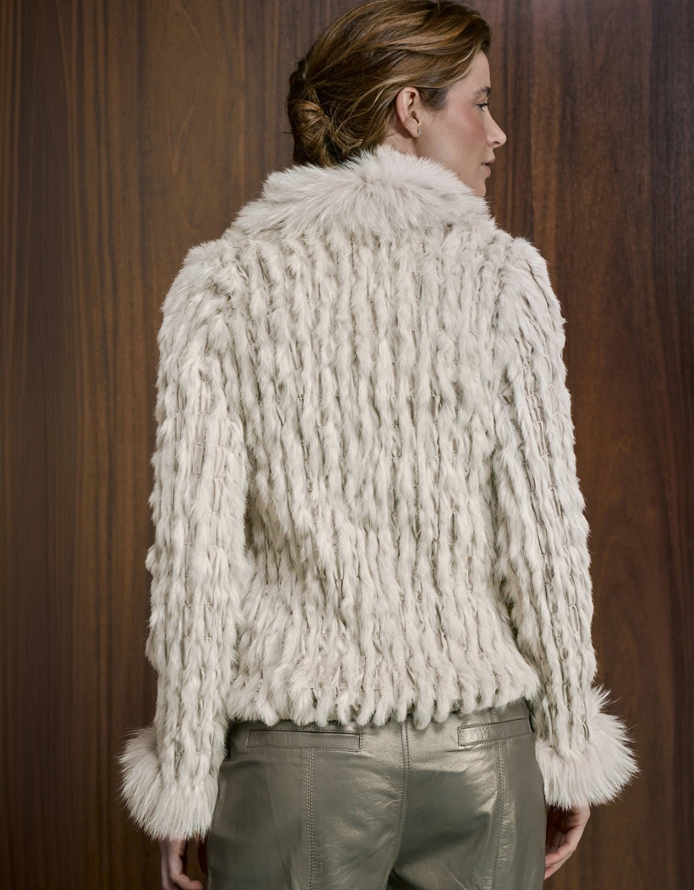 CASACO BIA MADRE REINA PELE OFF WHITE